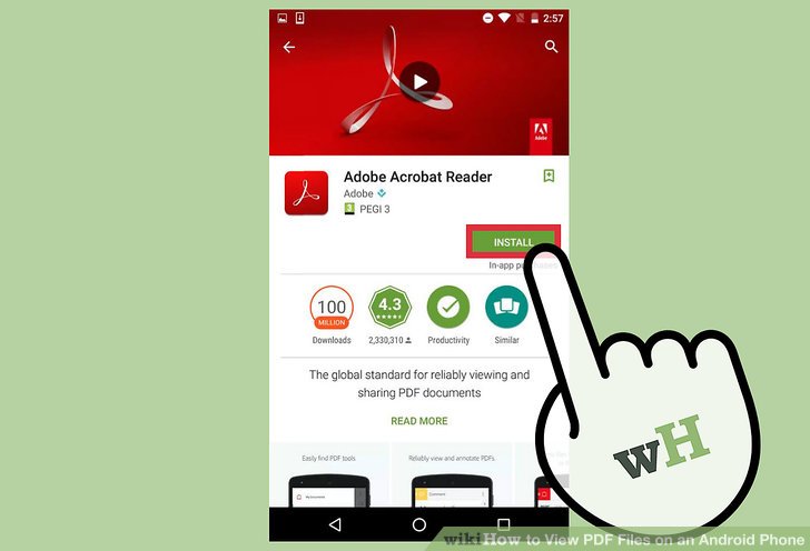 Download and install adobe reader