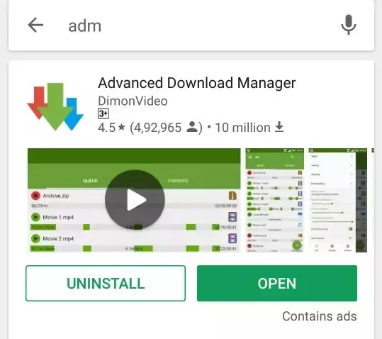 How to use advanced download manager for android
